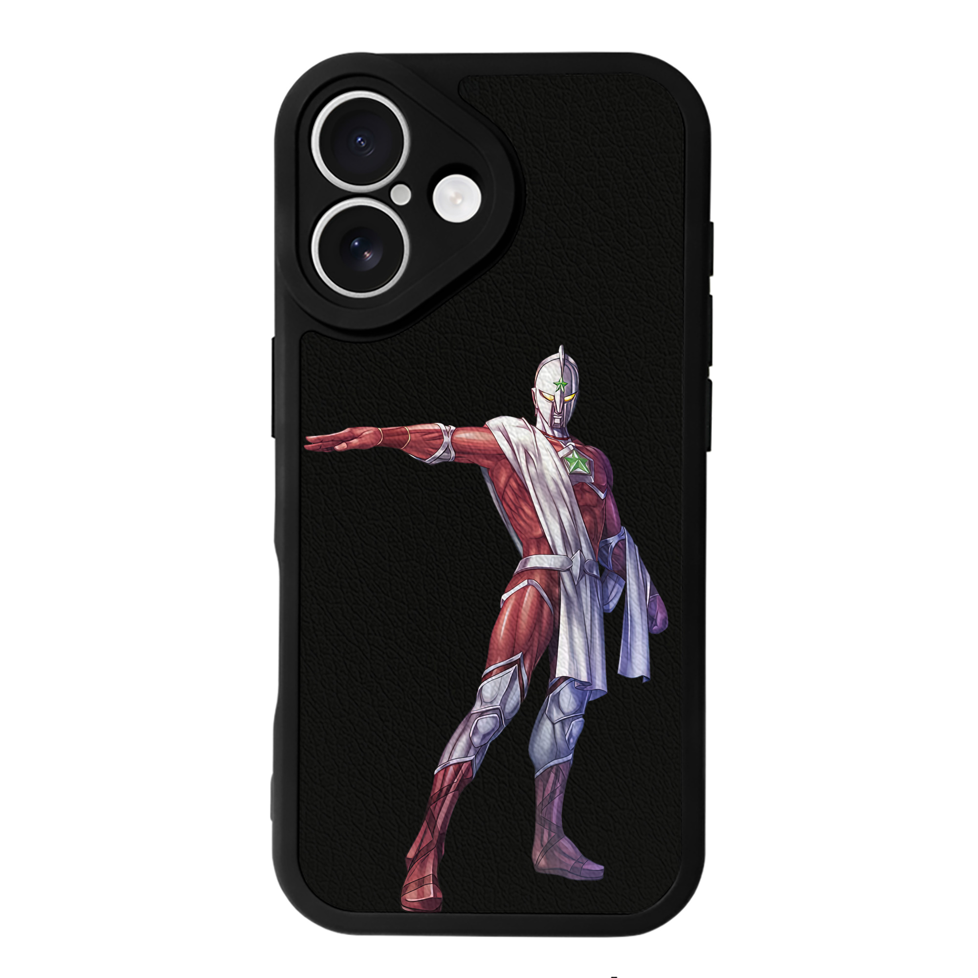 （画像用） ウルトラマン Ultraman 【iPhone 16シリーズ対応】シリコンスマホケース（レザー調） 材質：シリコン